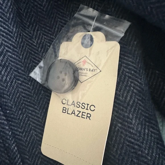 St. John's Bay Charcoal Gray Women's Wool Blend Blazer Jacket ~ XL - Picture 4 of 5